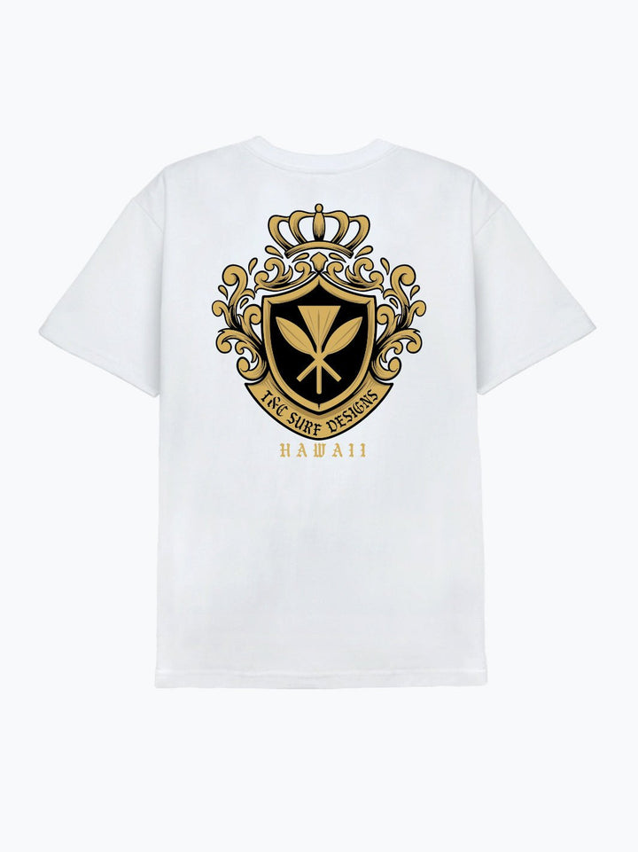 T&C Surf Designs Royal Crest Tee, White / S