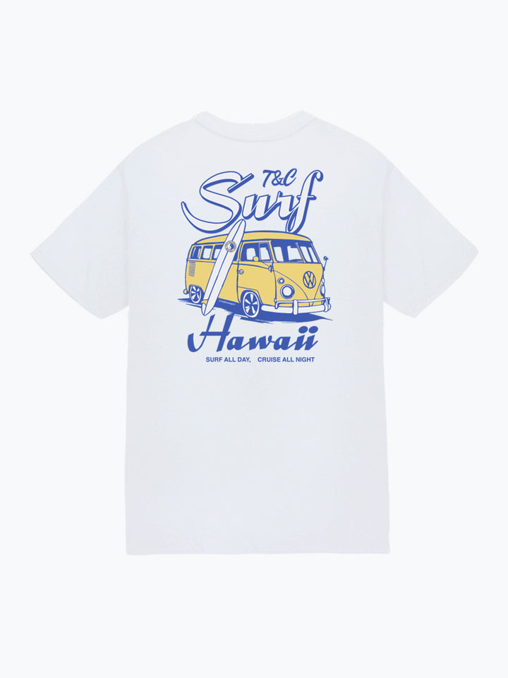 T&C Surf Designs Shoot Da Cruise Volkswagen® Jersey Tee, White / S