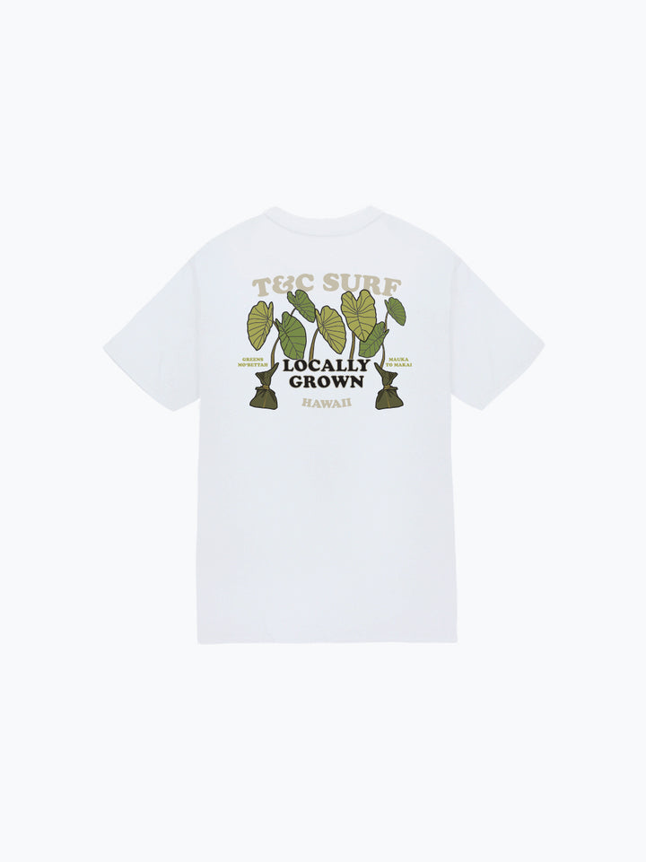 T&C Surf Designs Kids Eat Greens Tee, White / XS