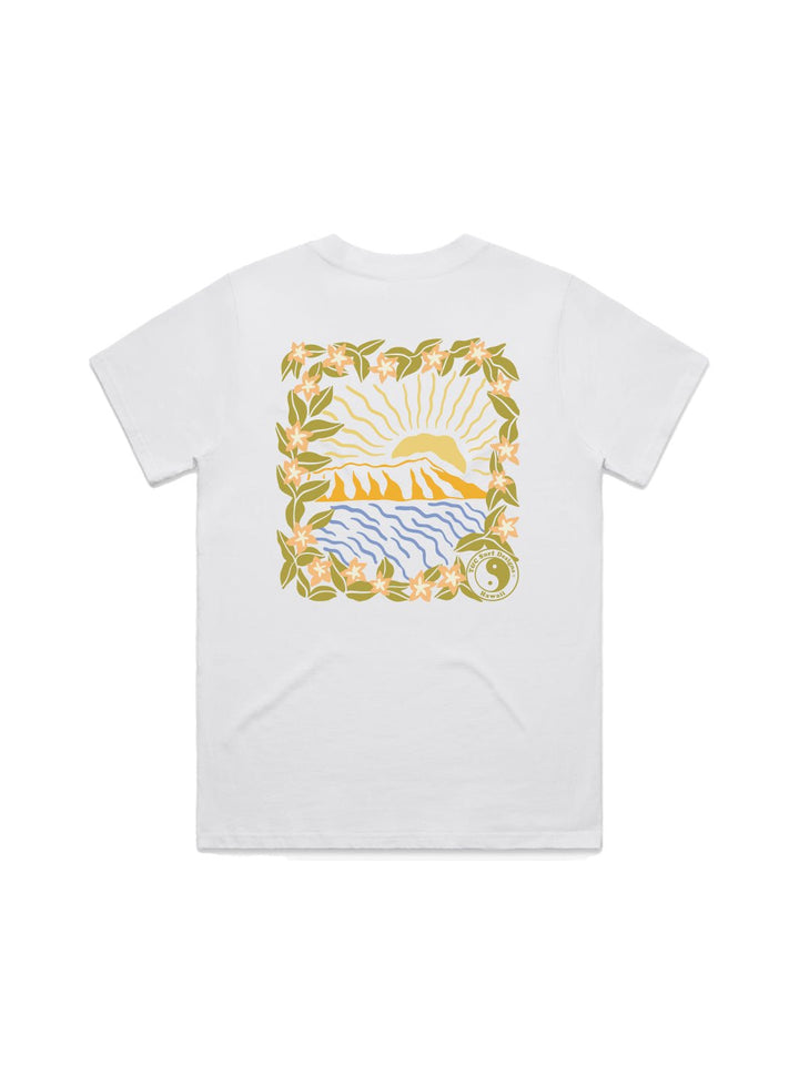 T&C Surf Designs Leahi Bloom Classic Tee, White / XS