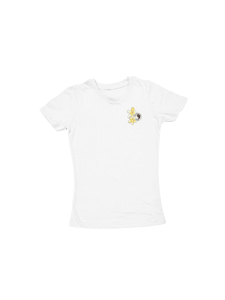 T&C Surf Designs Girls Pua Melia Vertical Sweetheart Tee,
