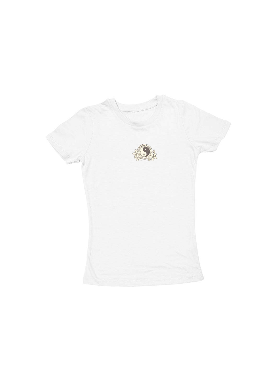 T&C Surf Designs Girls Puakenikeni Pikake Quilt Sweetheart Tee,