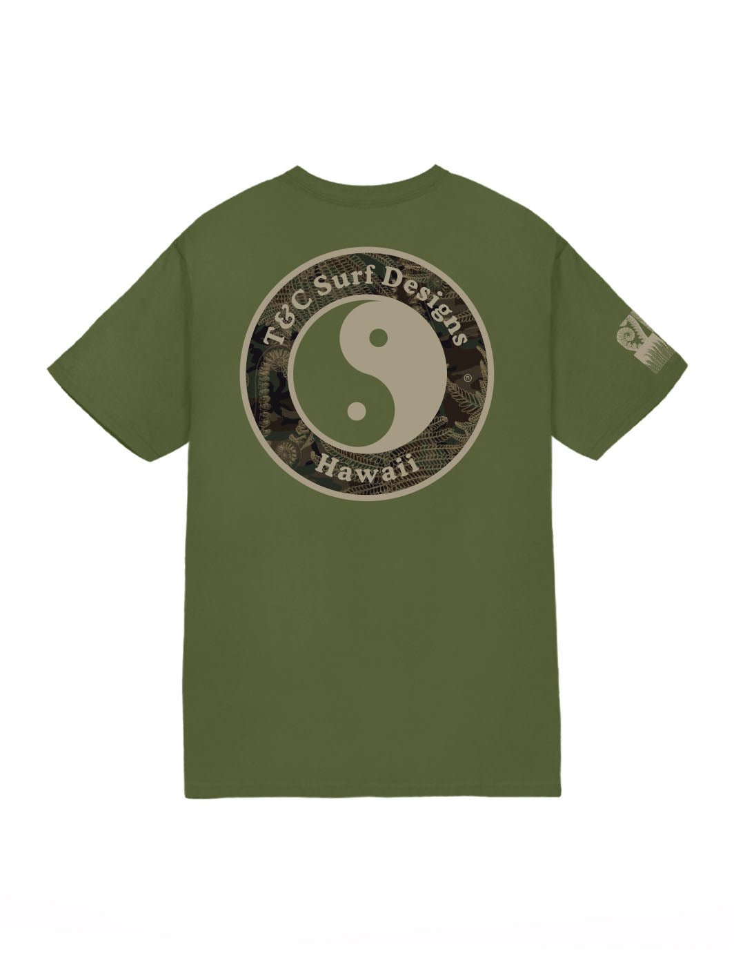 Fern Camo Jersey Tee - T&C Surf Designs