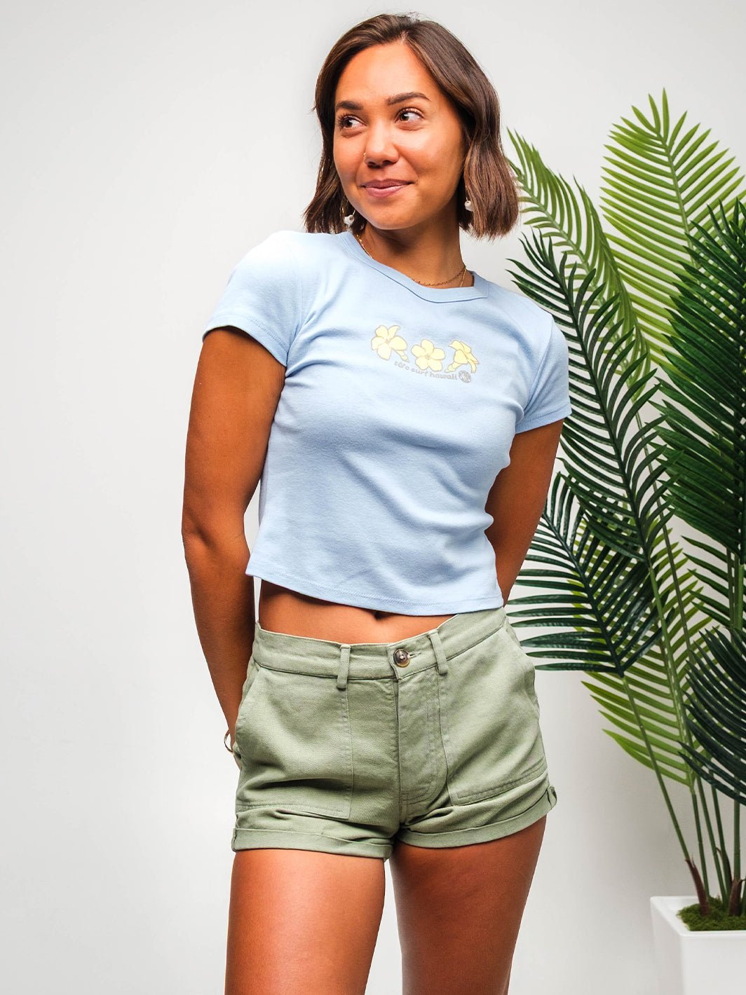 T&C Surf Designs Falling Puakeni Baby Tee,