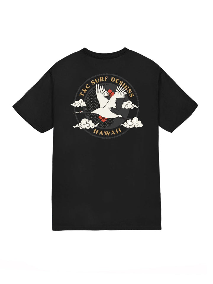 Soaring Crane Jersey Tee - T&C Surf Designs