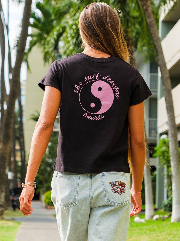 T&C Surf Designs Yin Yang Boyfriend Tee,