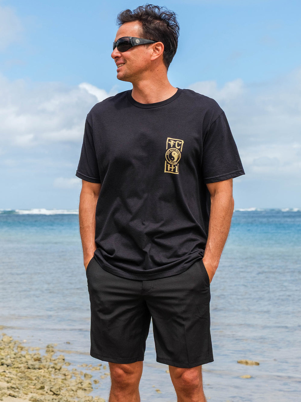 T&C Surf Designs Penned Koi Jersey Tee,