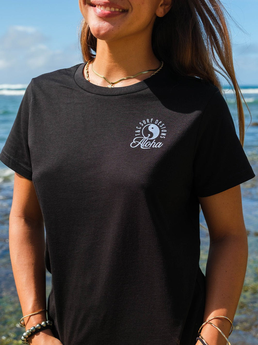 T&C Surf Designs Aloha North Shore Maple Tee,