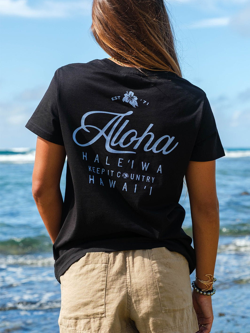 T&C Surf Designs Aloha North Shore Maple Tee,