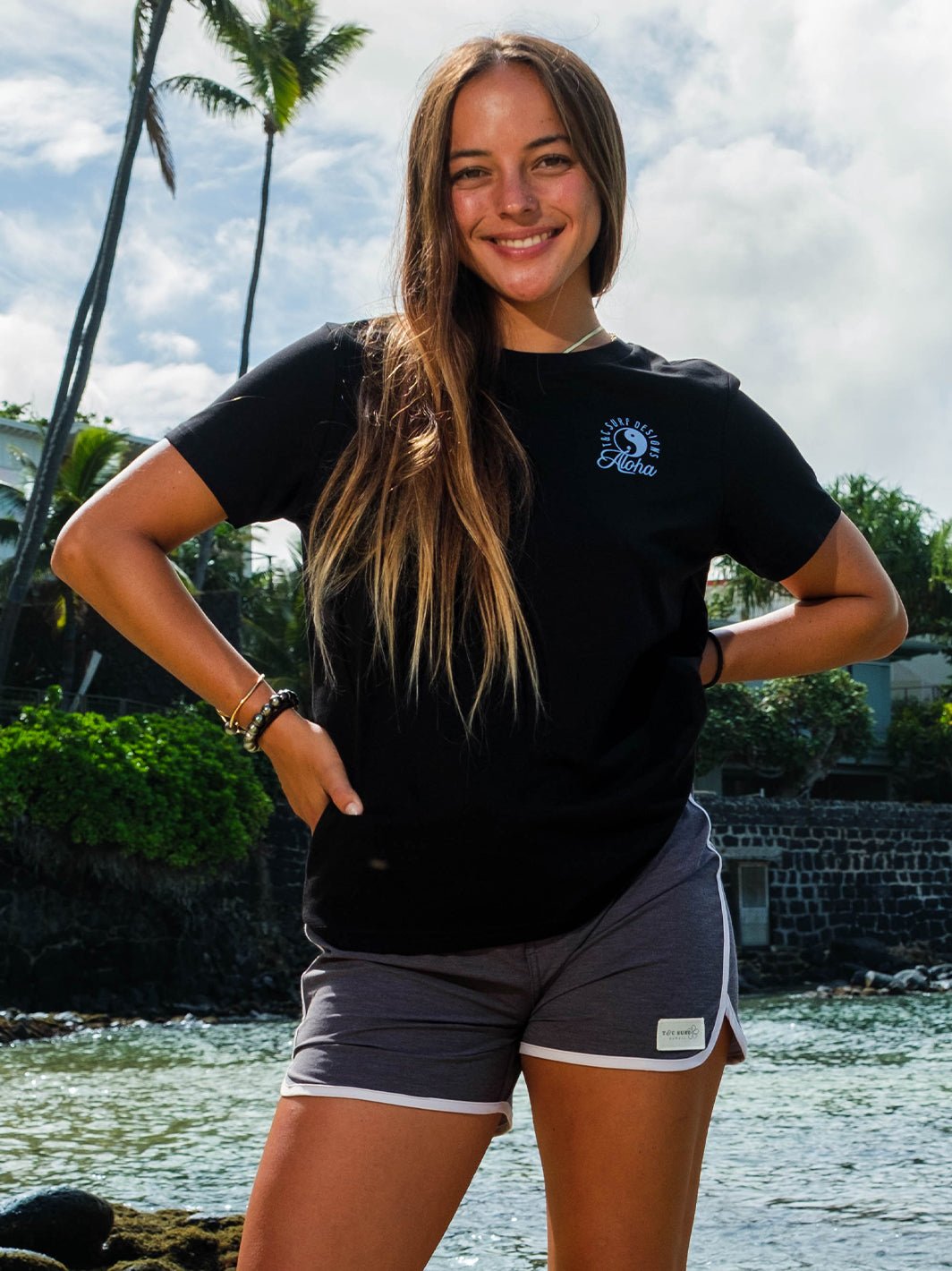 T&C Surf Designs Aloha North Shore Maple Tee,
