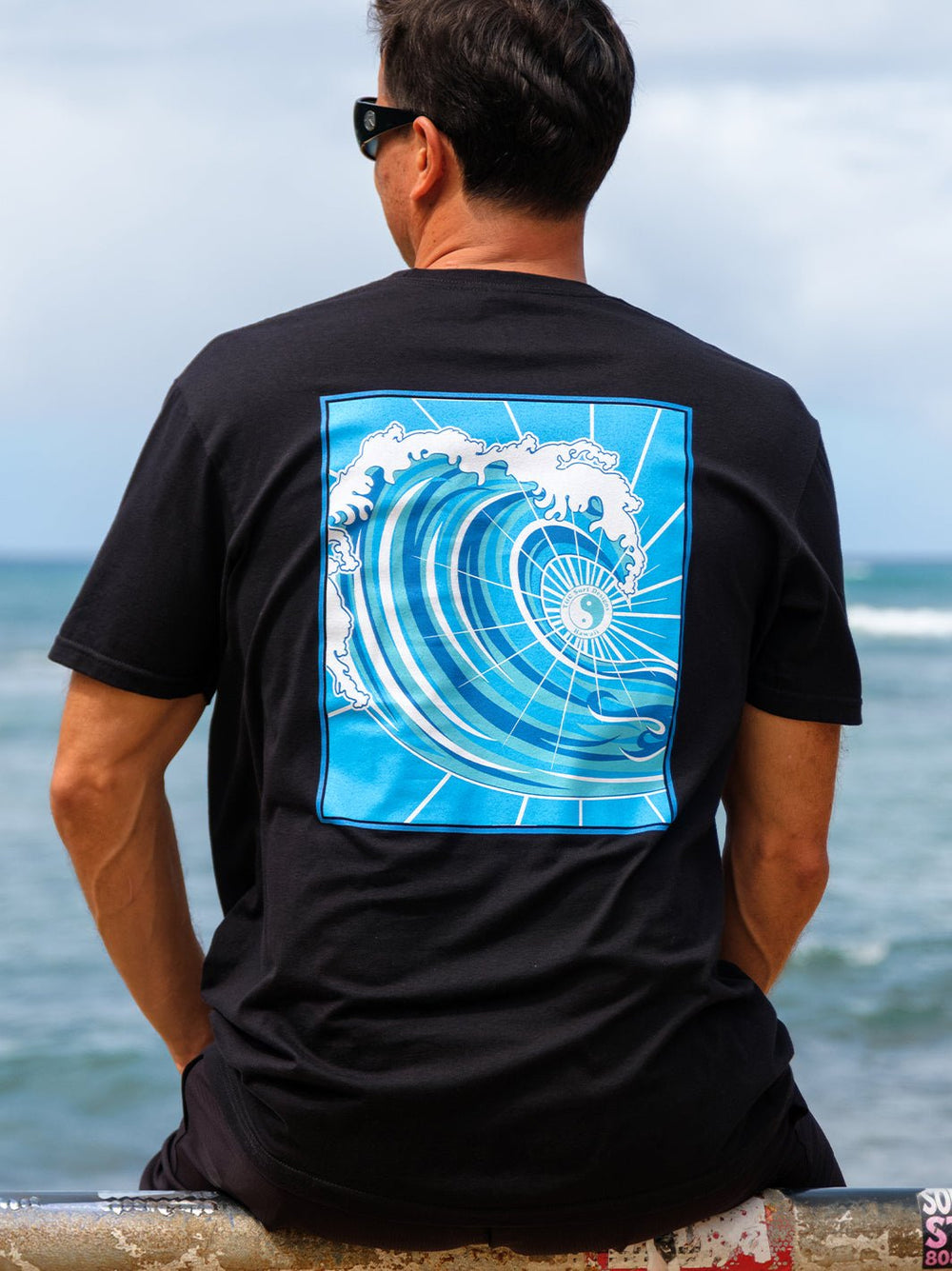 T&C Surf Designs Blue Wave Jersey Tee,