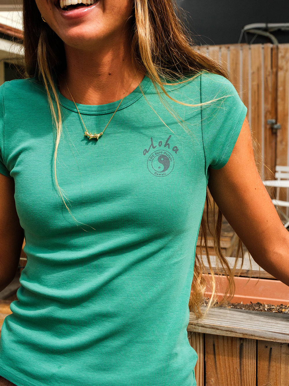 T&C Surf Designs Island Girl Cheeky Tee,