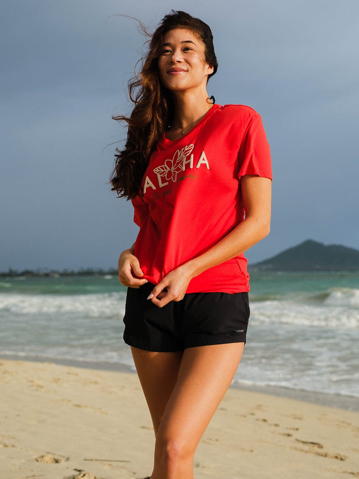 T&C Surf Designs Nau Puff Boyfriend Tee,