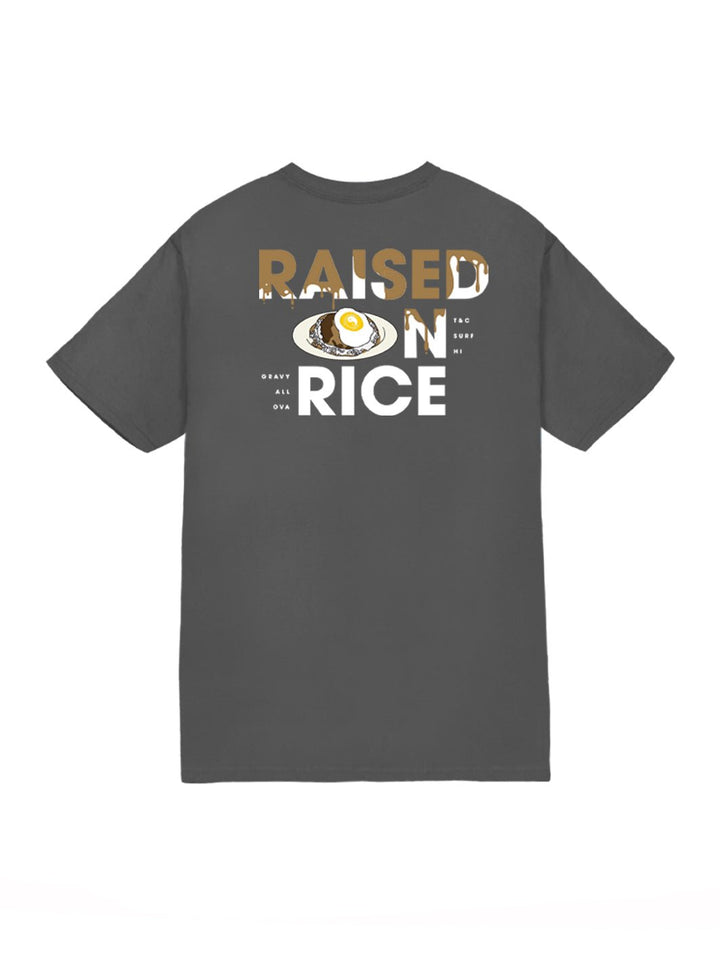 T&C Surf Designs Raised On Loco Moco Jersey Tee, Charcoal / S