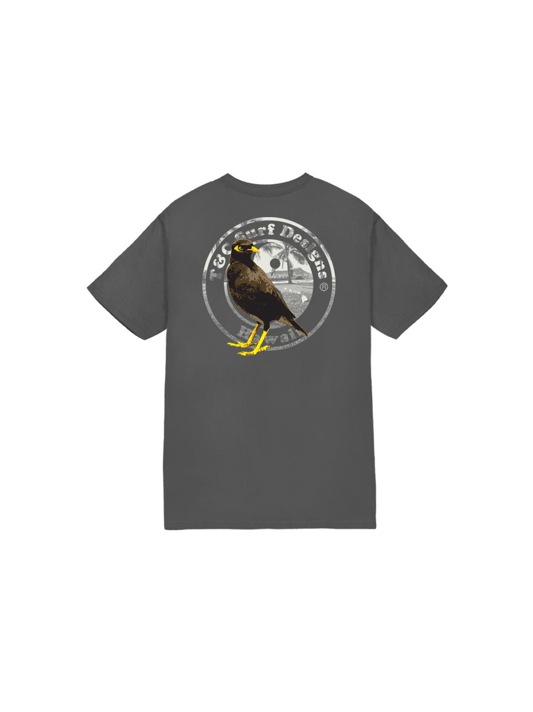 T&C Surf Designs T&C Surf Kids Myna Logo Tee, Charcoal / XS