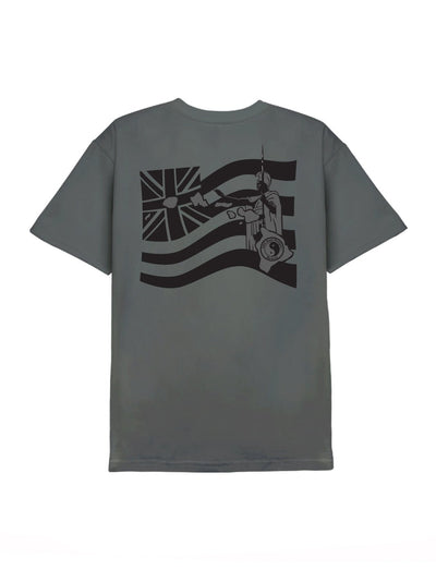 T&C Surf Designs Wavy Kam Tee, Charcoal / S