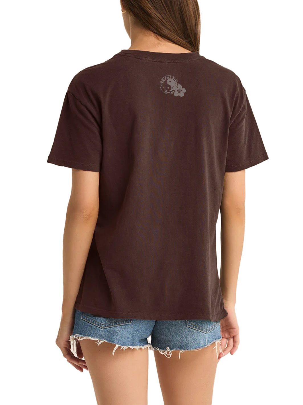 Hibiscus Band Boyfriend Tee - T&C Surf Designs