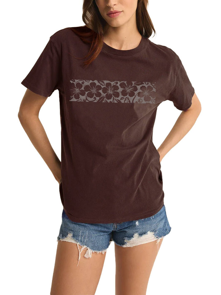 Hibiscus Band Boyfriend Tee - T&C Surf Designs
