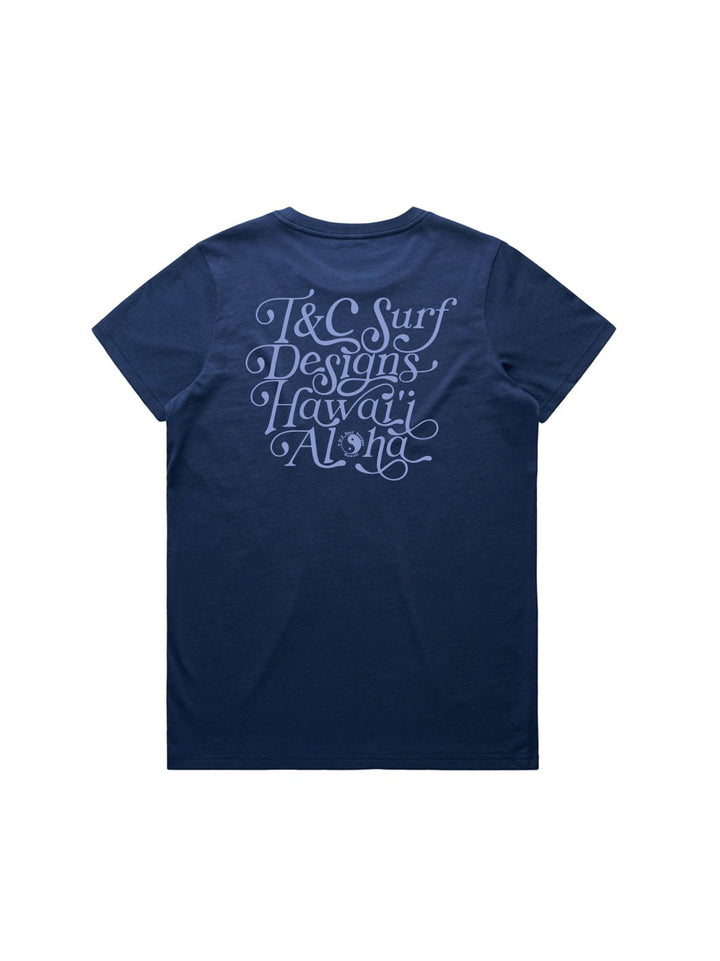 T&C Surf Designs Fancy Maple Tee, Cobalt / XS