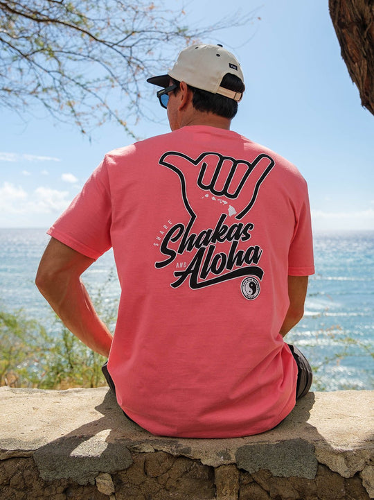 T&C Surf Designs Shakas and Aloha Jersey Tee,