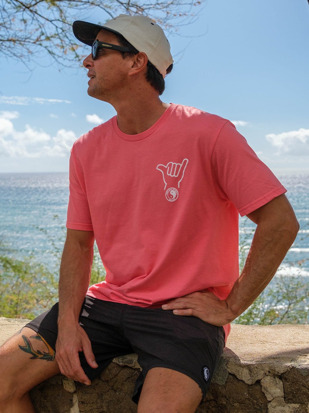 T&C Surf Designs Shakas and Aloha Jersey Tee,