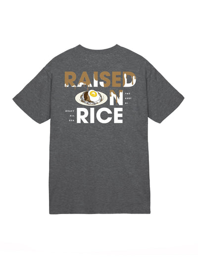 T&C Surf Designs Raised On Loco Moco Jersey Tee, Dark Heather / S