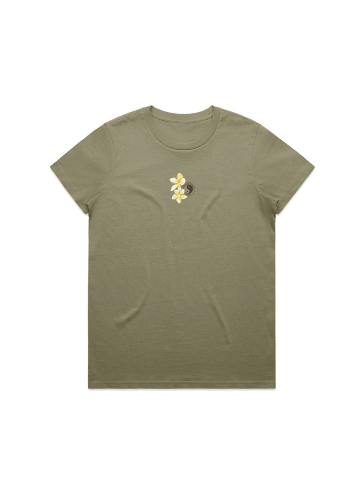 Pua Melia Vertical Maple Tee - T&C Surf Designs