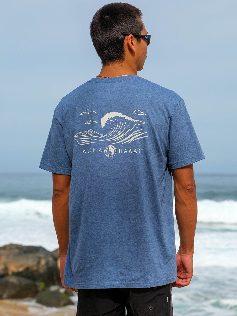 T&C Surf Designs Graphic Diamond Head Wave Jersey Tee,