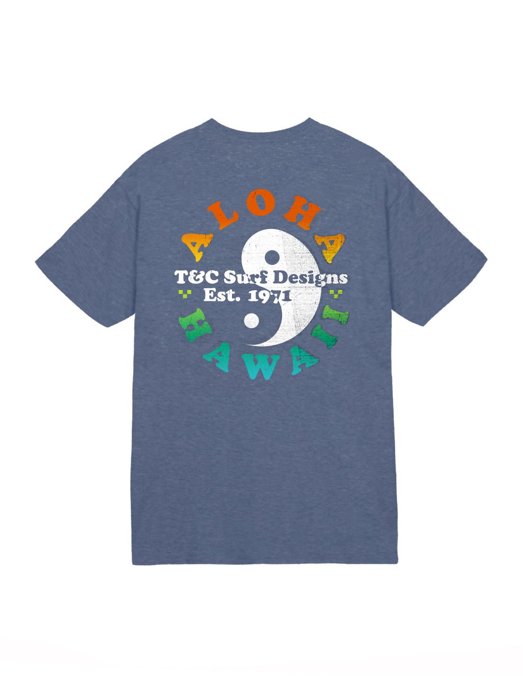 T&C Surf Designs T&C Surf Back to Basix Jersey Tee, Heather Navy / S