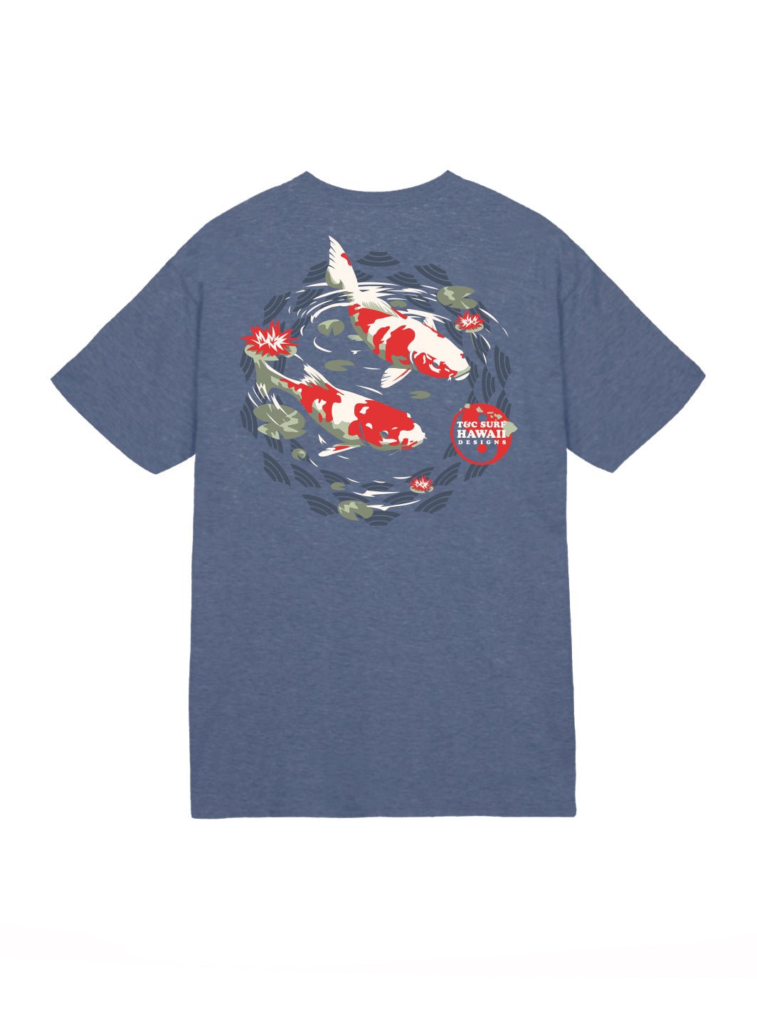 T&C Surf Designs T&C Surf Feeding Frenzy Jersey Tee, Heather Navy / S