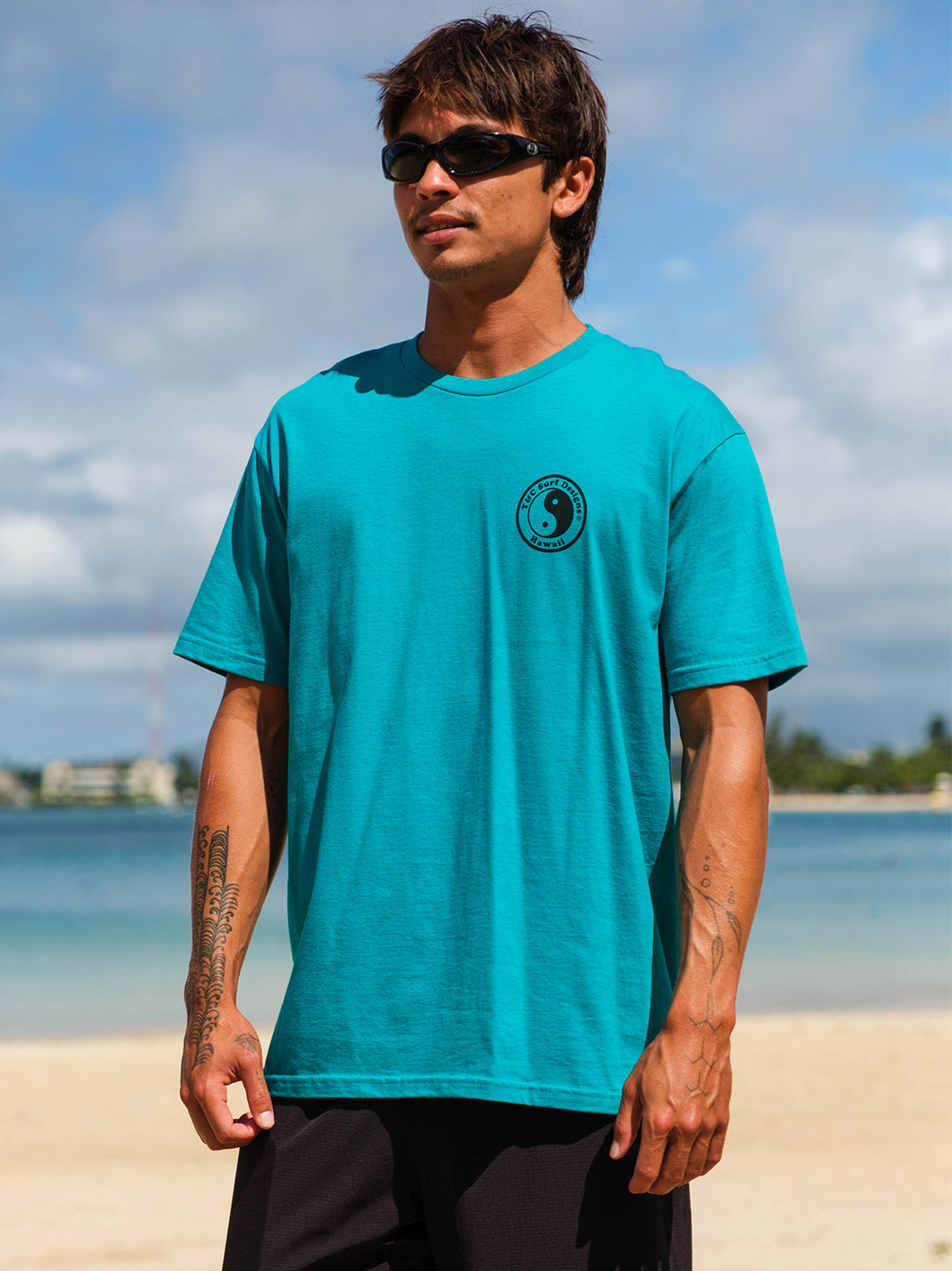 Hawaii Wave Shield Jersey Tee