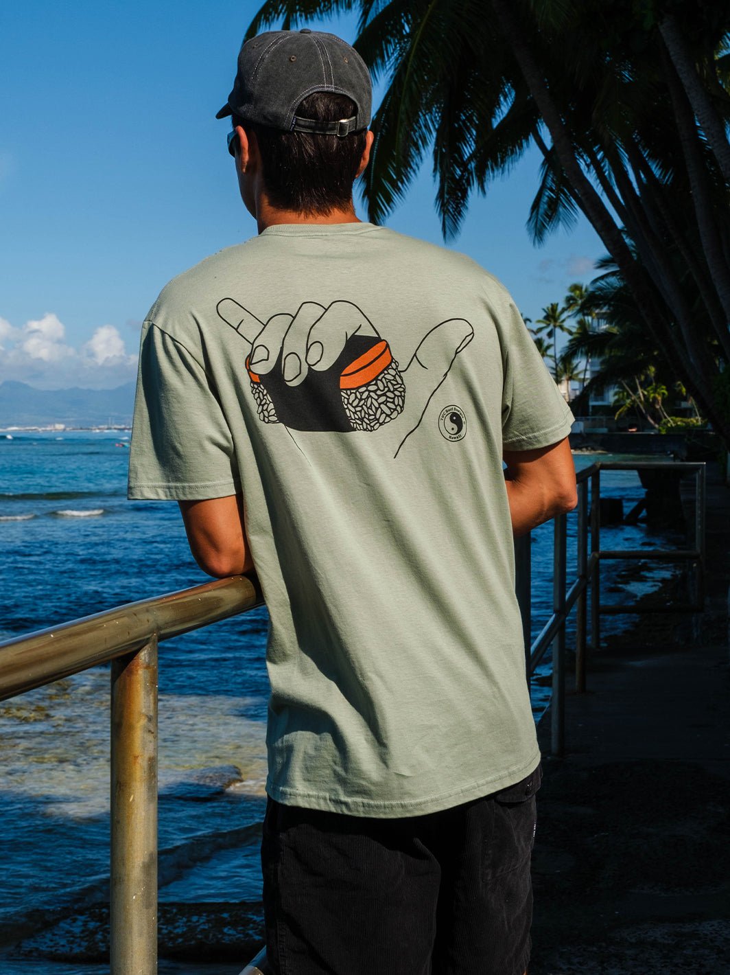 T&C Surf Designs Musubi Grab Jersey Tee,