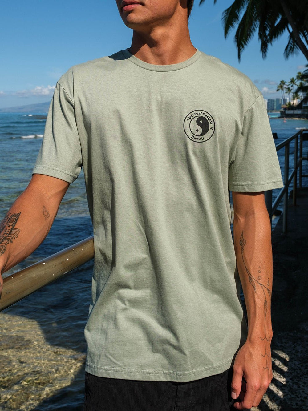 T&C Surf Designs Musubi Grab Jersey Tee,