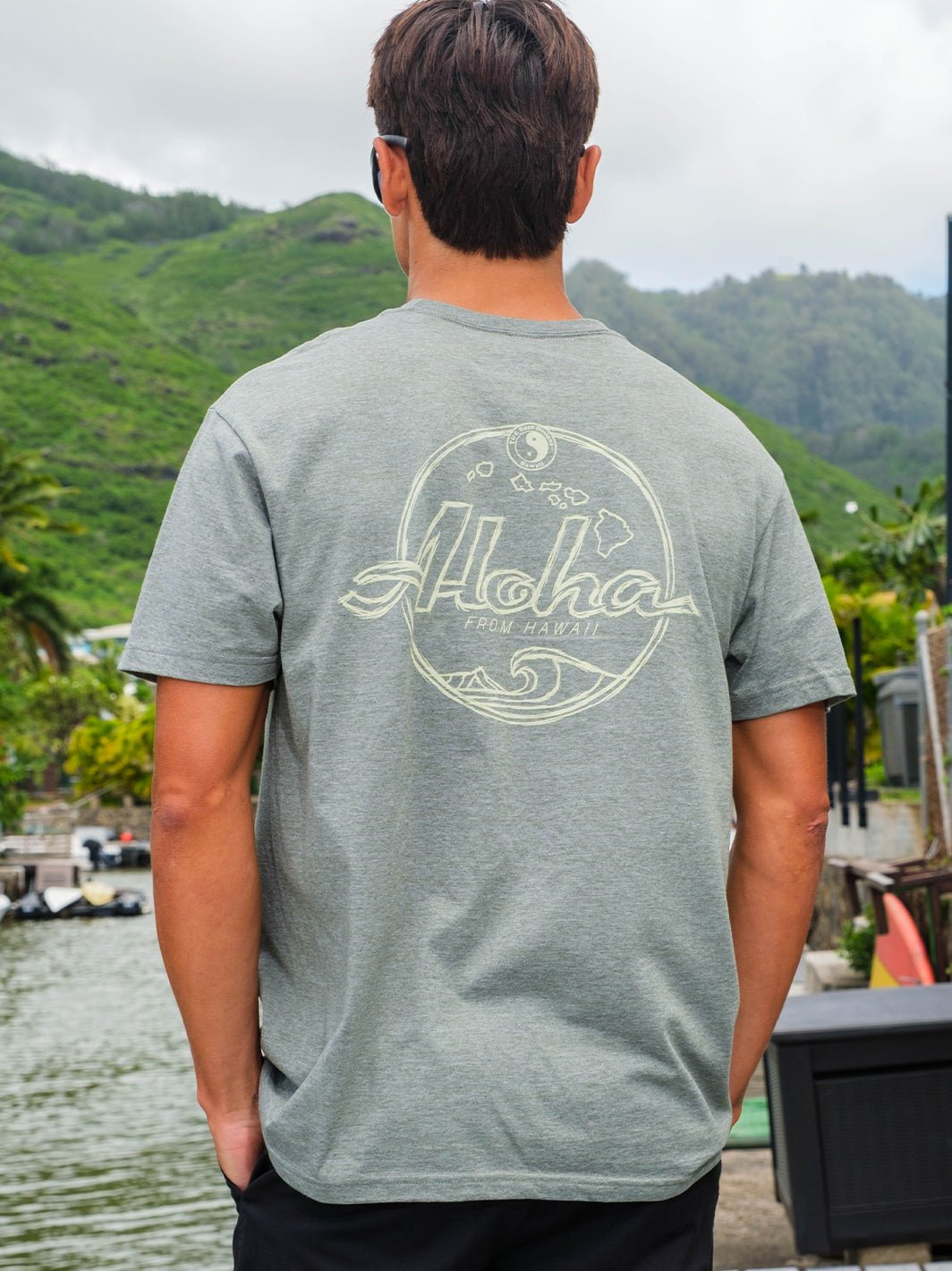 Sketch Aloha Circle Jersey Tee - T&C Surf Designs