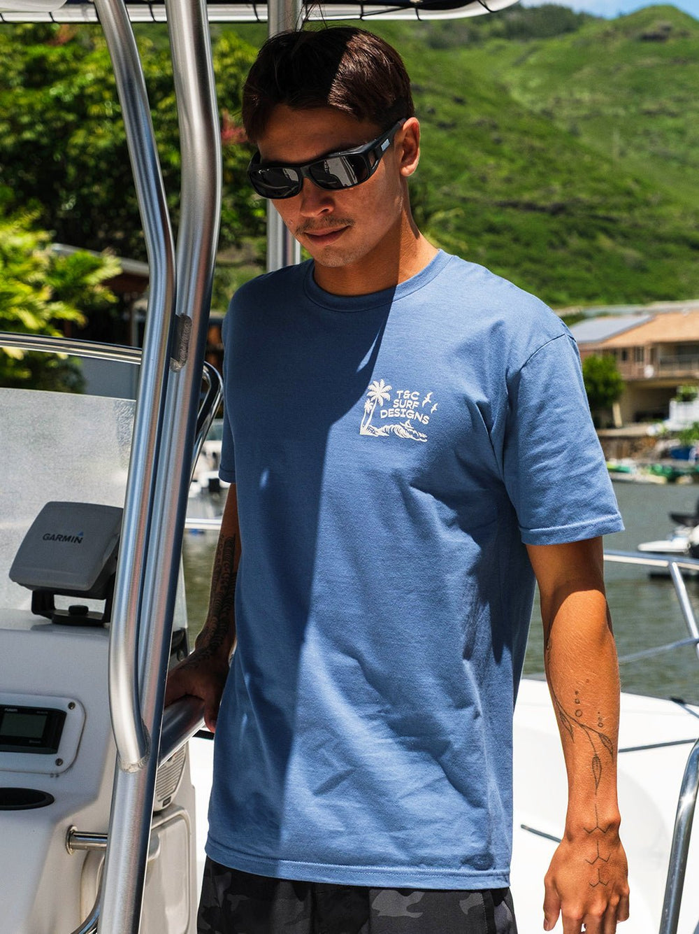 Paradise Action Jersey Tee - T&C Surf Designs