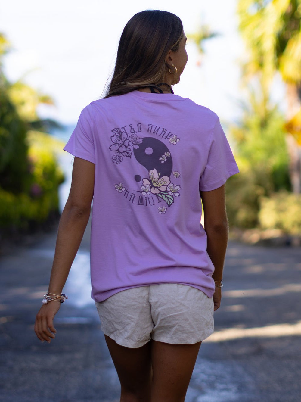 T&C Surf Designs Big Sakura Maple Tee,