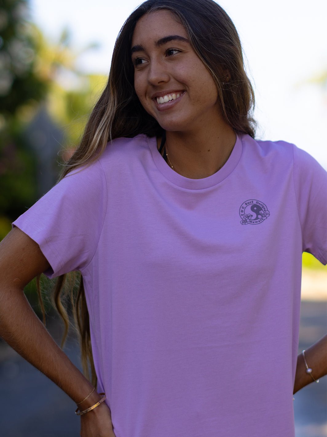 T&C Surf Designs Big Sakura Maple Tee,