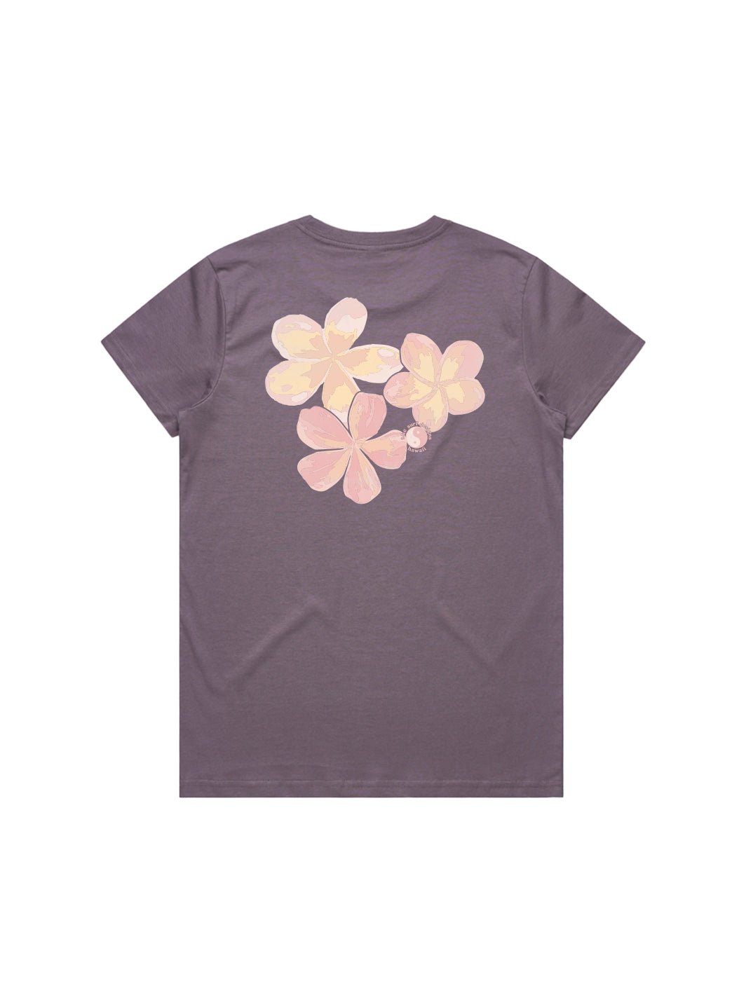 Watercolor Pua Melia Maple Tee - T&C Surf Designs
