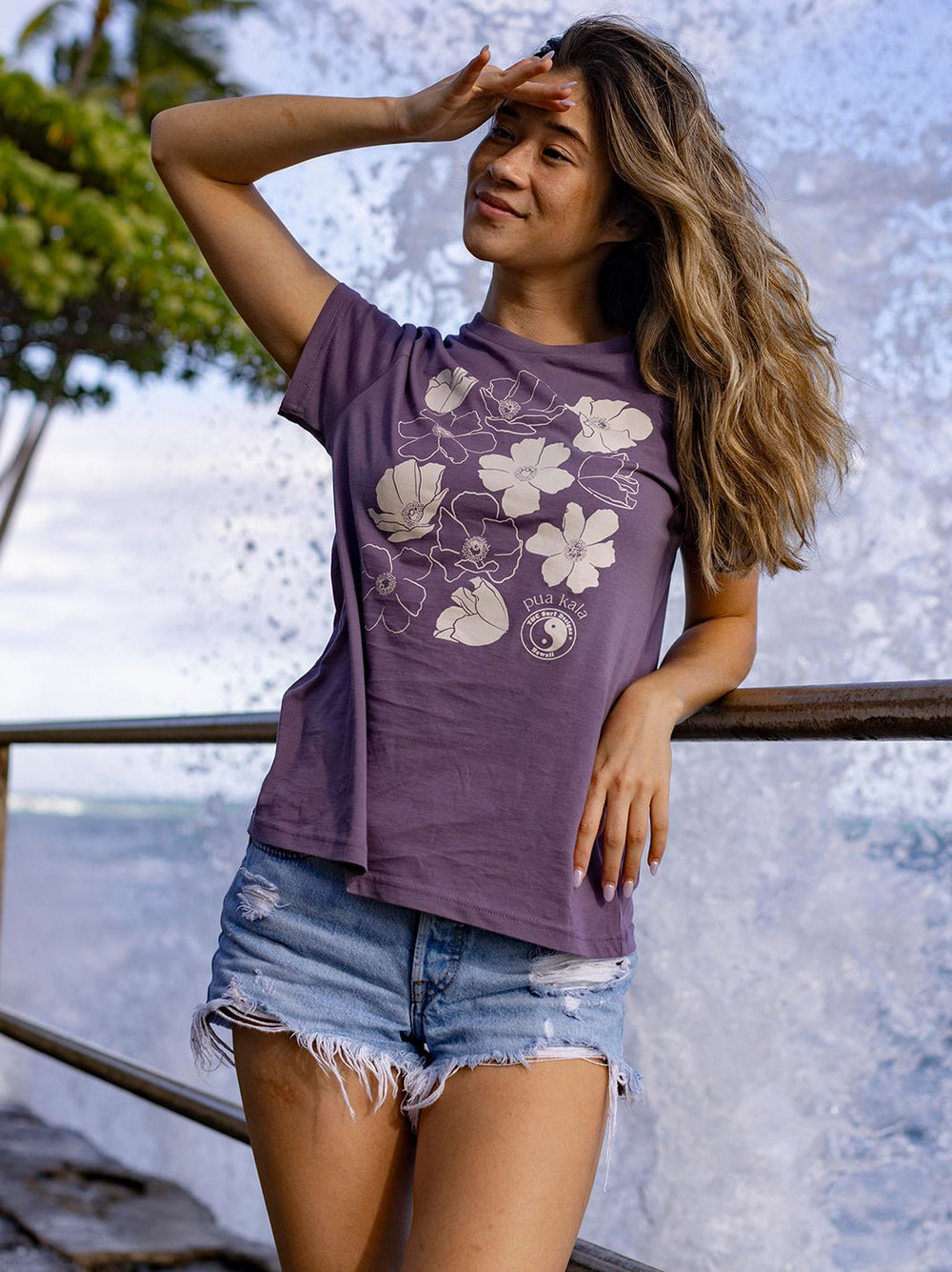 T&C Surf Designs Pua Kala Maple Tee,