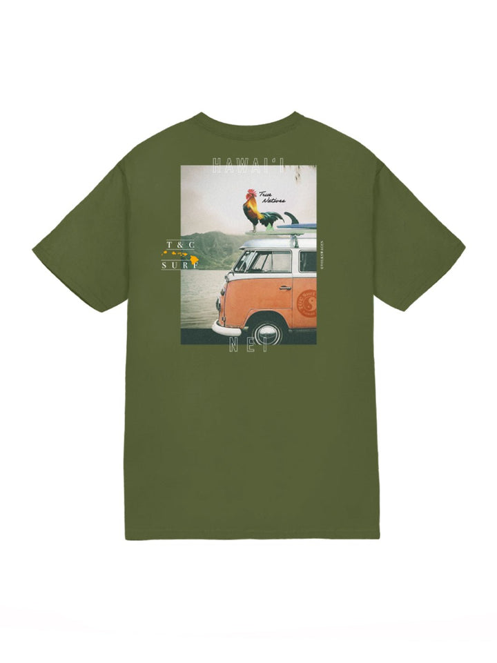 T&C Surf Designs Roosta Volkswagen® Jersey Tee, Military Green / S