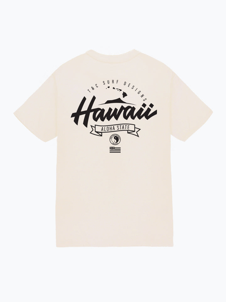 Hawaii Diamond Head Script Jersey Tee