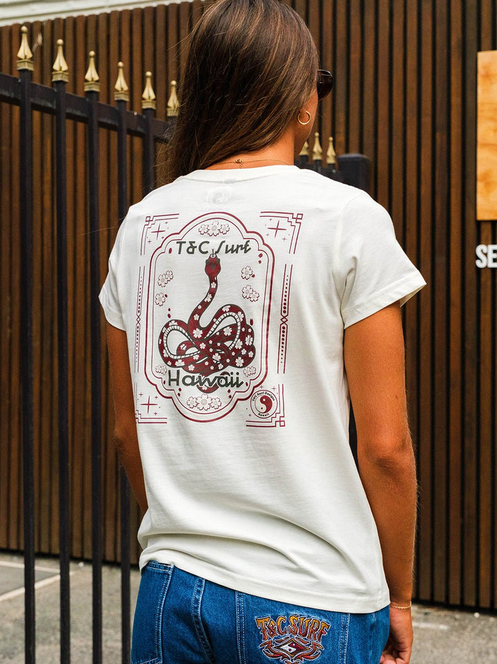 T&C Surf Designs Snake Sakura Maple Tee,