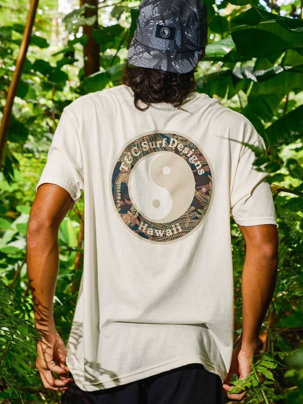 T&C Surf Designs Fern Camo Jersey Tee,