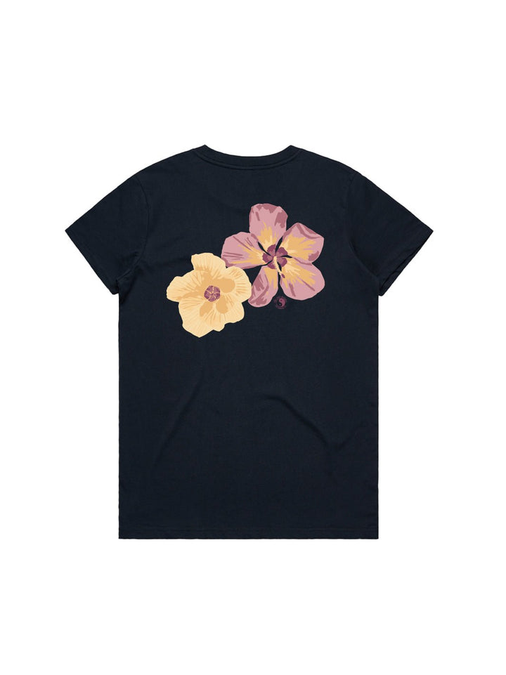 Watercolor Hau Maple Tee - T&C Surf Designs