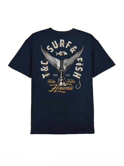 T&C Surf Designs T&C Surf Throw Tako Tee, Navy / S