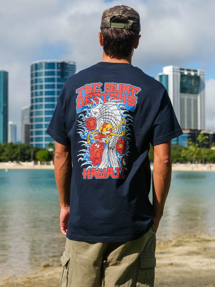 T&C Surf Designs Tengu Koi Tee,