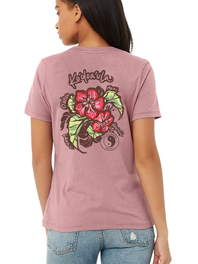 T&C Surf Designs Ko'oloa'ula Relax Tee, Orchid / S