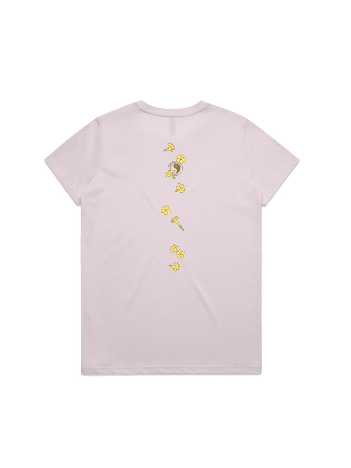T&C Surf Designs Falling Puakeni Maple Tee, Orchid / XS