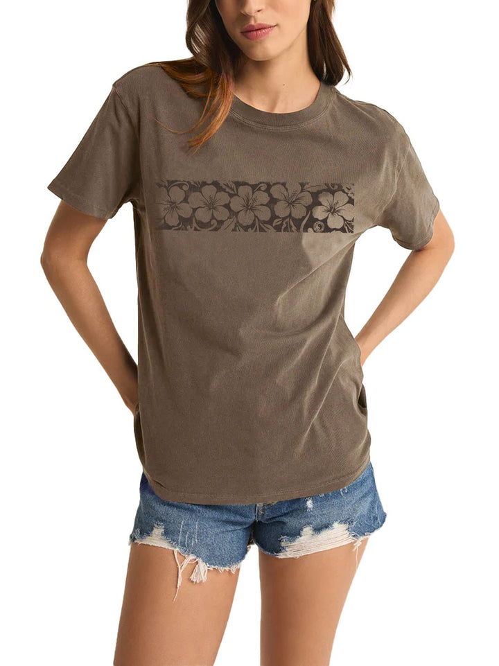 Hibiscus Band Boyfriend Tee - T&C Surf Designs