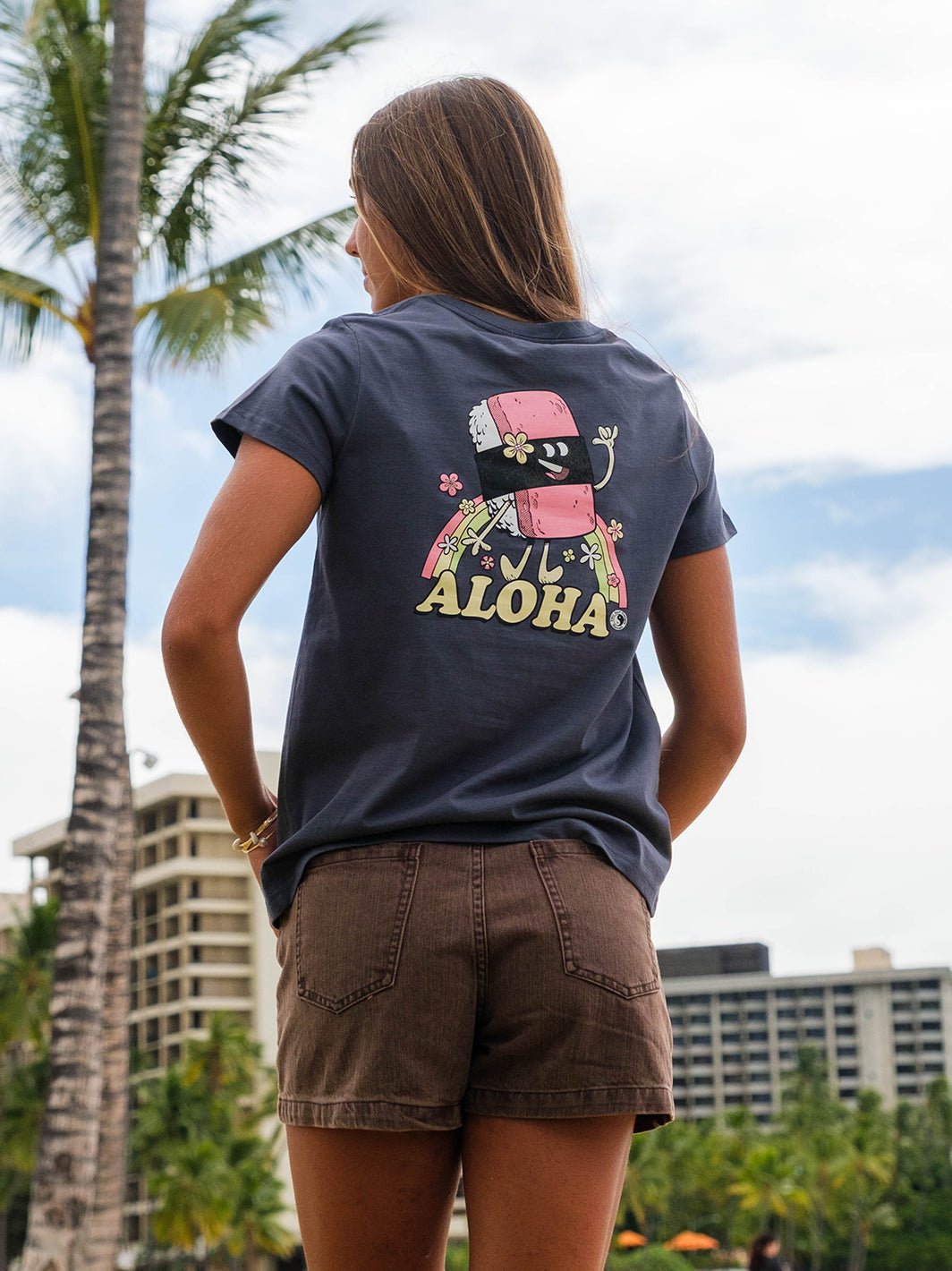 T&C Surf Designs Aloha Musubi Maple Tee,